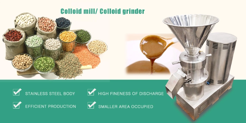 Professional Colloid Mill Peanut Butter Making Machine