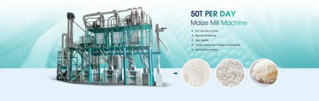 Commercial Maize Milling Plant Maize Flour Mill Machine