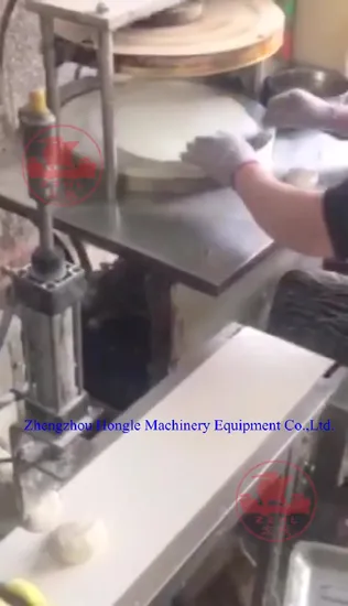 Automatic Customized Zhengzhou Hongle Roti Maker Making Papad Rolling Machine