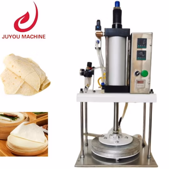 Pita Bread Naan Pizza Base Maker Tortilla Roti Pancake Press Making Machine