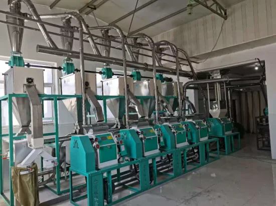 Flour Mill Machine 800-1000kg/H Grain Wheat Corn Flour Milling Machinery