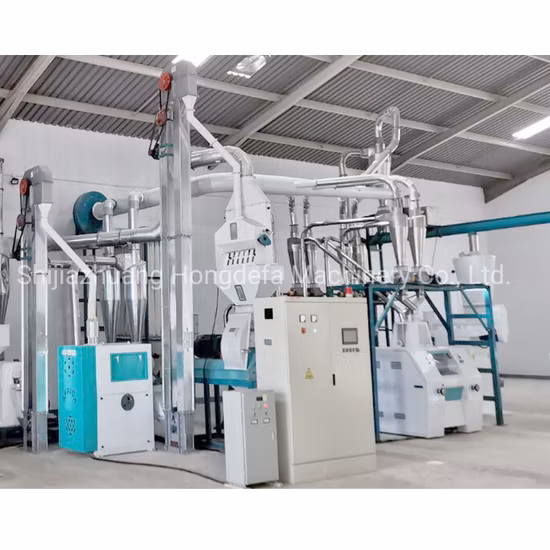 Low Cost High Quality 30t/24h Maize Flour Milling Machine