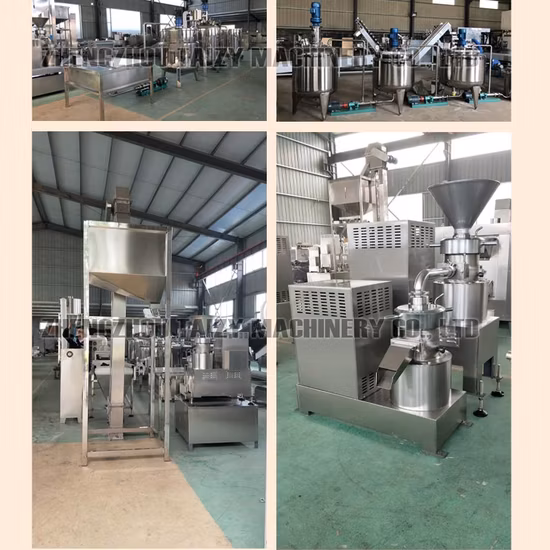 Fully Automatic Nut Butter Grinding Production Line Peanut Butter Making Machine