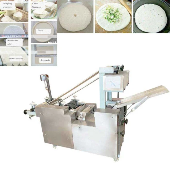 Flat Bread Pancake Chapati Roti Pressing Tortilla Dough Sheet Press Making Machine