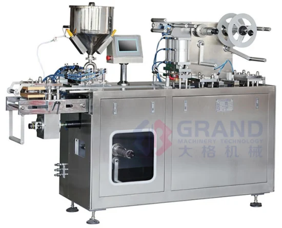 Dpp140 Small Fully Automatic Jam Peanut Butter Blister Packing Machine for Liquid