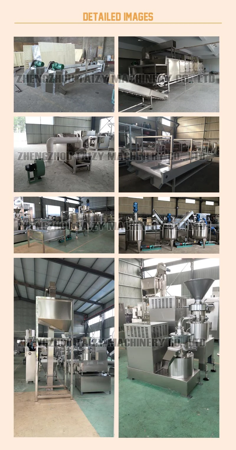 Fully Automatic Nut Butter Grinding Production Line Peanut Butter Making Machine