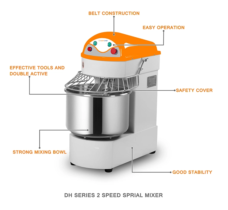 3kg~100kg Bakery Equipment Bread Pizza Cake Mixer Bakery Machine Spiral Mixer Dough Mixer