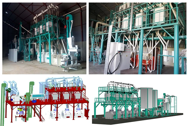 Fully Automatic Maize Flour Milling Machine From Green Torch