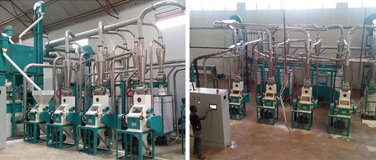Maize Wheat Corn Flour Meal Grits Mill Milling Processing Making Machine