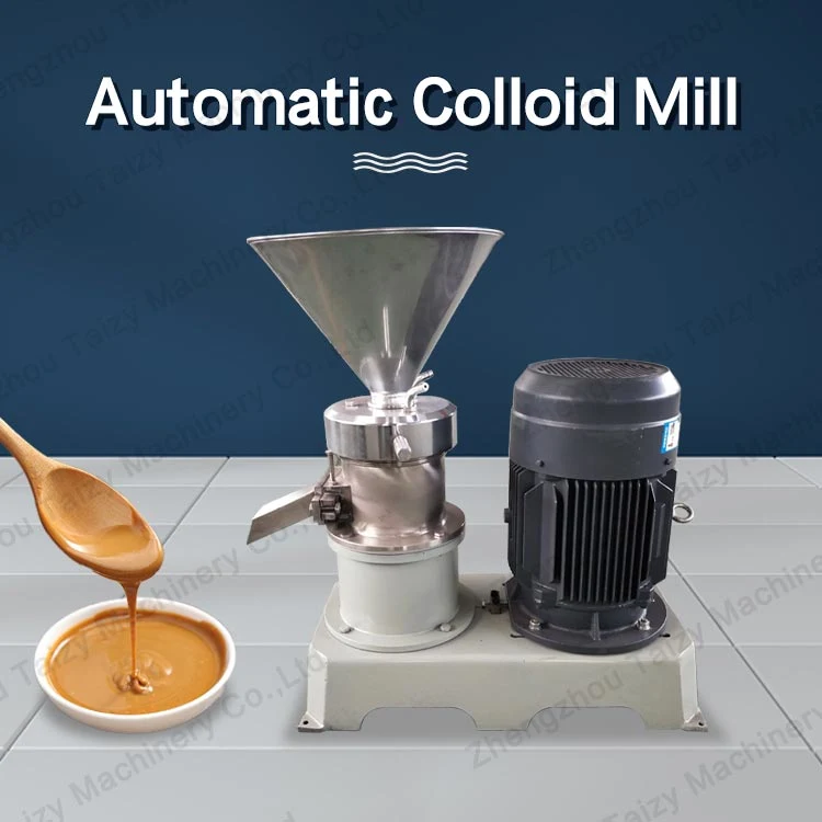 Fruit Jam Colloid Mill Peanut Butter Hummus Tahini Making Machines