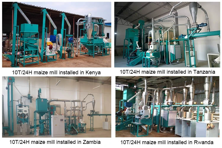 Fully Automatic Maize Flour Milling Machine From Green Torch