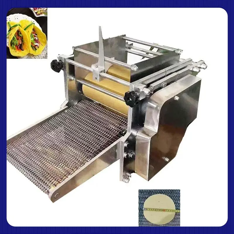 Food Processing Machinery Automatic Restaurant Tortilla Gyoza Samosa Dumpling Wrapper Ravioli Empanada Pelmeni Spring Roll Wonton Maker Making Machine