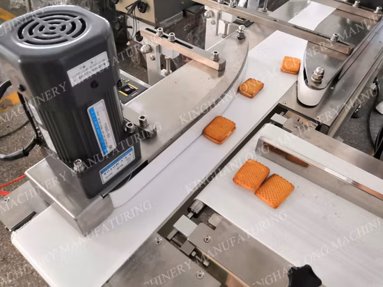 Factory Automatic Servo Motor Fabric Roll Bread Sandwich Donut Chapati Form Fill Seal Wrapping Flow Packaging Packing Filling Sealing Machine