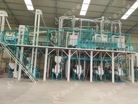 20t/D Wheat Flour Mill Machine Corn Flour Milling Machine Grain Flour Processing Machine Wheat Flour Grinding Machine Maize Flour Making Machine