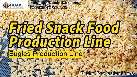 High Quality Fried Pellet Chips Snack Food Processing Line /Wheat Flour Snack Making Machine