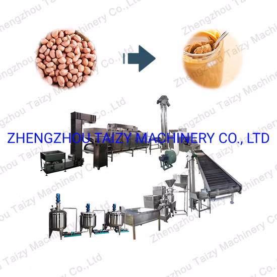 Professional Factory Automatic Industrial Peanut Butter Production Line Tahini Making Machine From Amy