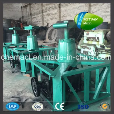 1200A Wet Pan Mill / Stone Grinding Machine Gold Ore Mining Mills