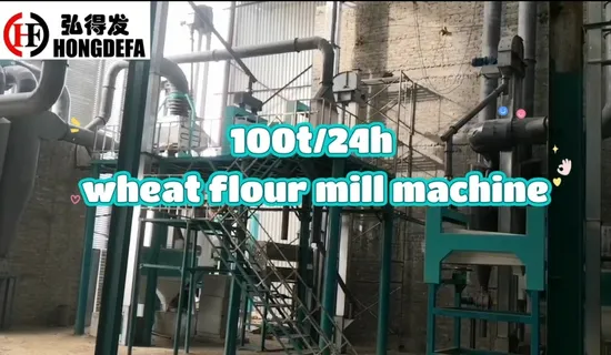 Running Atta Maida Wheat Flour Making Machine