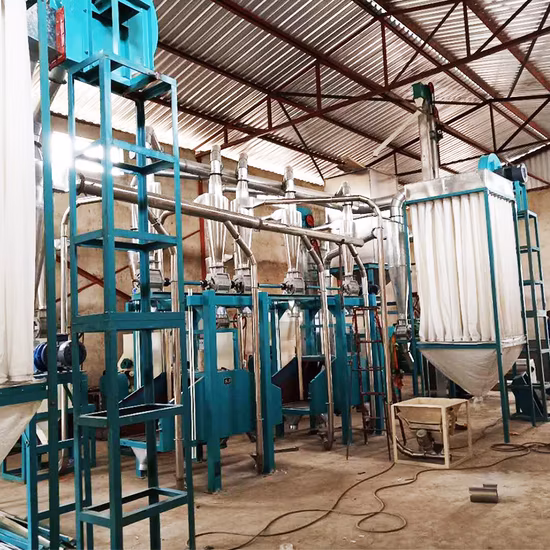 5-200t/D Complete Electric Maize Corn Flour Roller Grinding Mill Machine Line Price